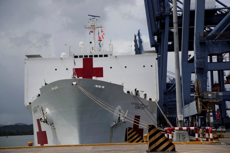 EEUU: Rusia envía bombarderos a Venezuela y nosotros un buque hospital