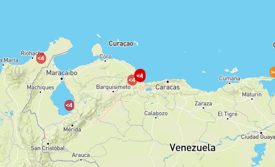 Nuevo sismo de magnitud 3.8 en Puerto Cabello este #11Ene