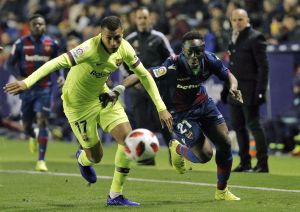 Un Levante consistente puso en apuros al Barcelona en Copa del Rey
