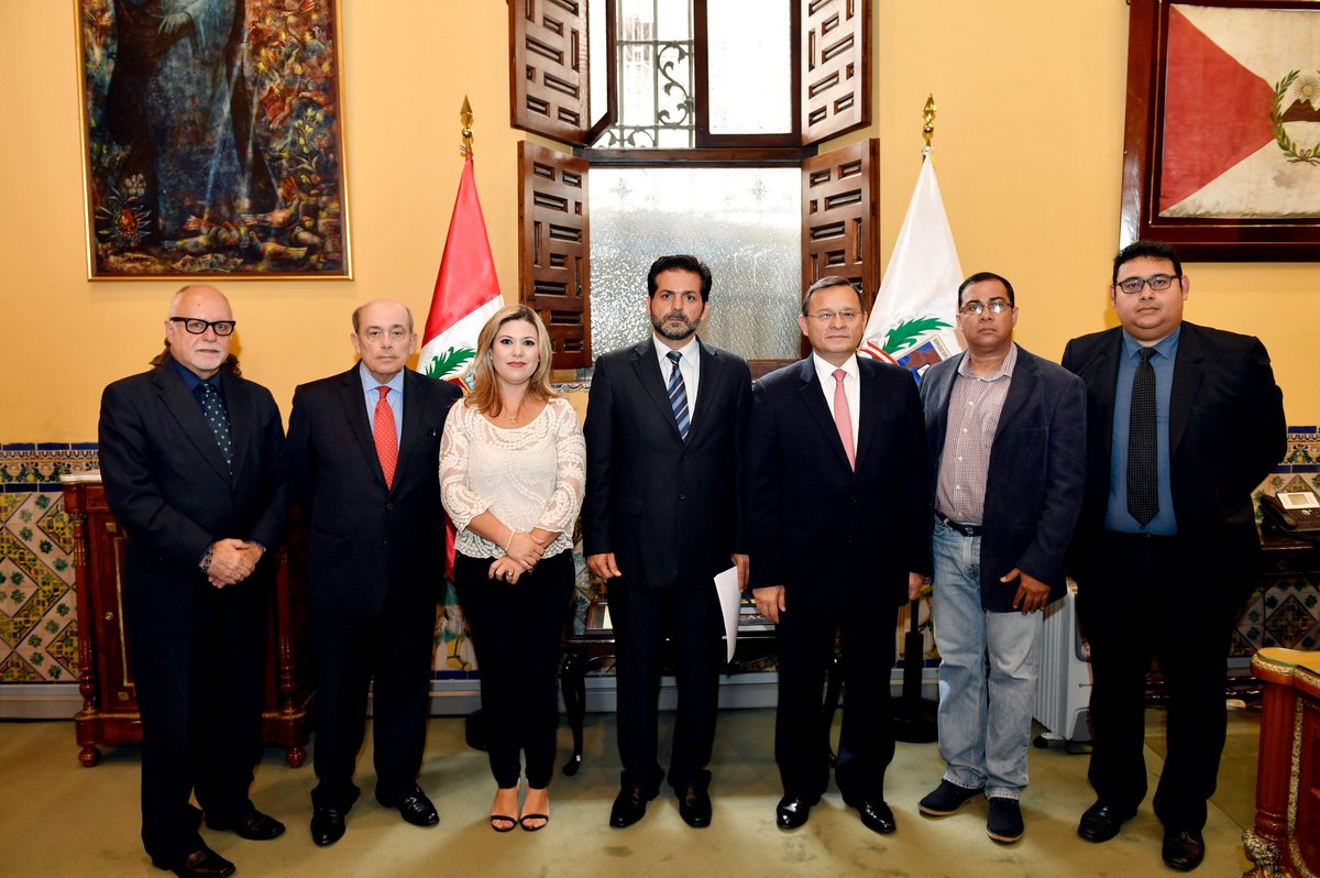 Canciller de Perú se reunió con el diputado Jony Rahal para hablar sobre la crisis política de Venezuela