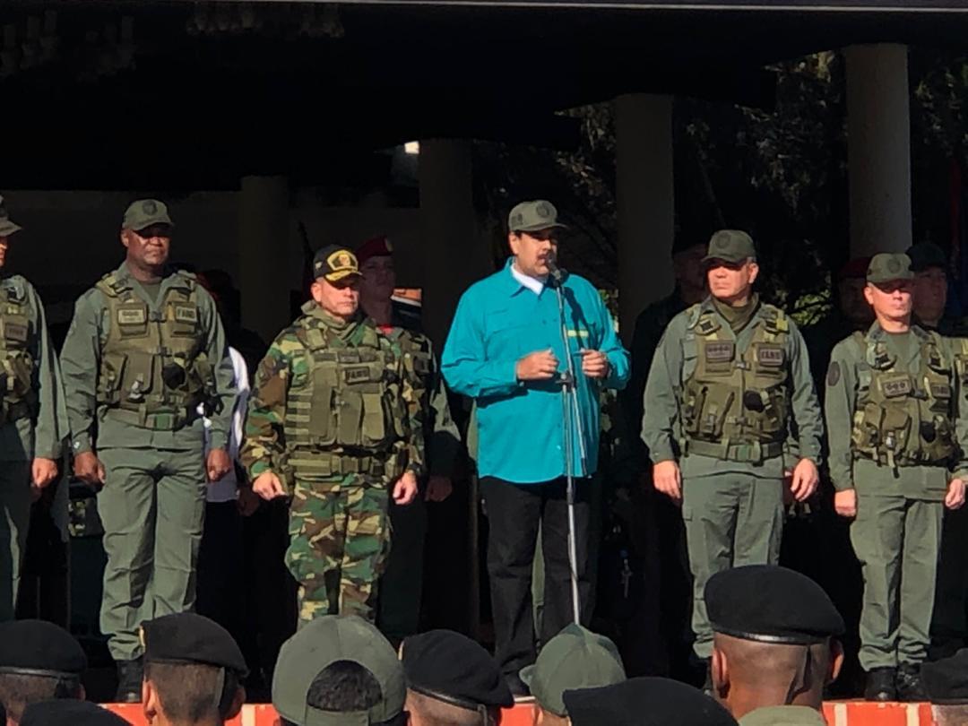 Maduro presume ante militares: Obtuvimos una gran victoria en la ONU (VIDEO)