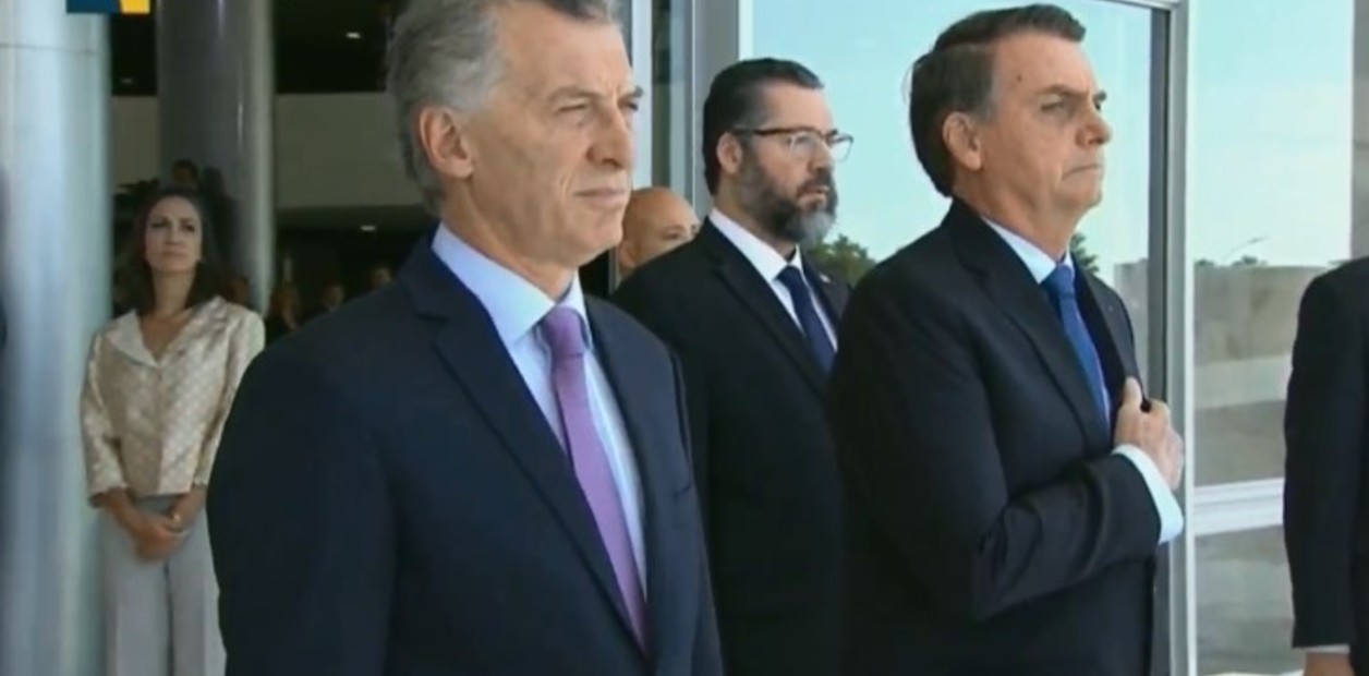 Bolsonaro recibió a Macri y están reunidos para hablar del Mercosur y la crisis de Venezuela