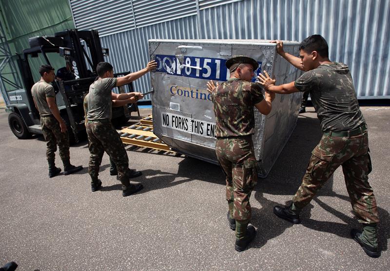 La ayuda humanitaria de Brasil parte hacia la frontera con Venezuela