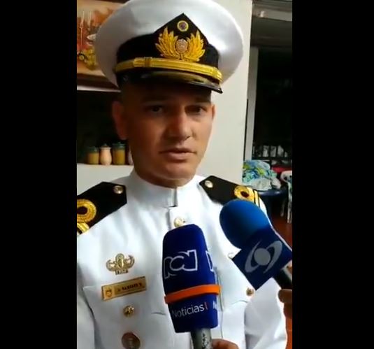 VIDEO: Teniente de fragata de la FAN se sumó a la causa de la ayuda humanitaria