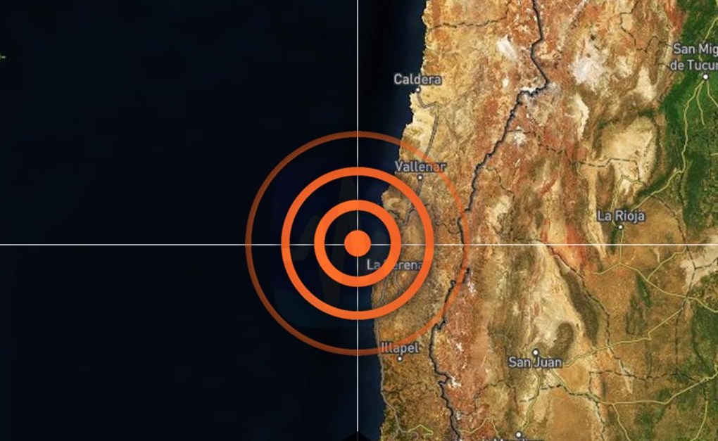 Sismo de magnitud 5 sacude la región chilena de Coquimbo