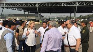 Luisa Ortega Díaz llega a la frontera para participar en el ingreso de la ayuda humanitaria (Video)