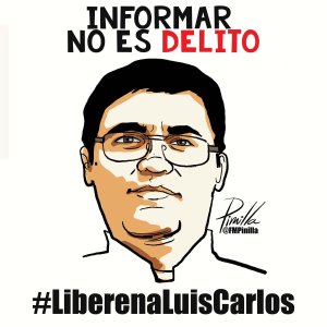 La caricatura de Pinilla exigiendo la liberación del periodista Luis Carlos Díaz