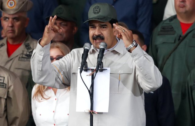 Nicolás Maduro criticó la "injerencia" de los Estados Unidos en los problemas de Venezuela. REUTERS/Carlos Garcia Rawlins