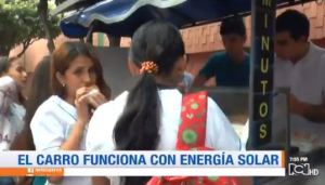 ¡Visionario! Este venezolano construyó un “carrito solar” para vender empanadas en Cúcuta (VIDEO)
