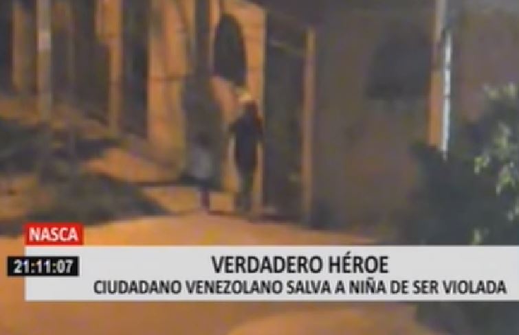 Héroe venezolano salva en Perú a niña de 4 años de ser violada (VIDEO)