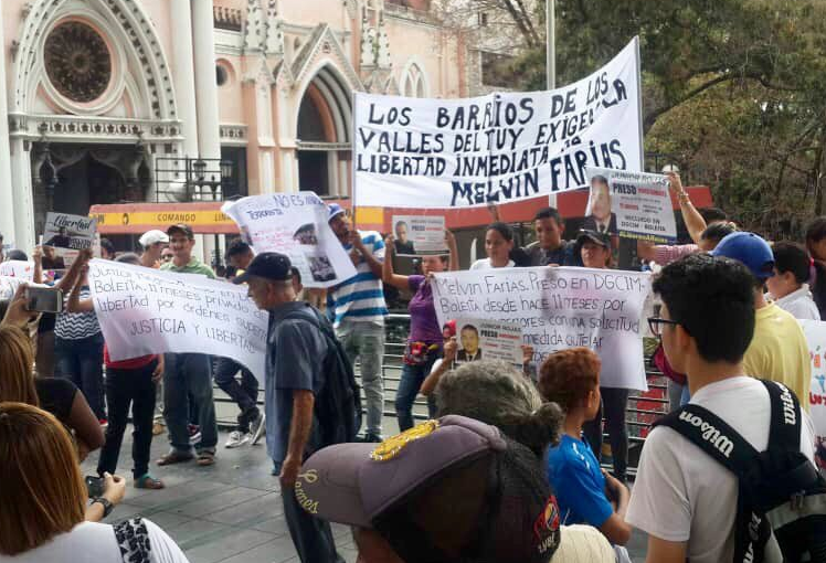 En Imágenes: Protestan para exigir la libertad de los detenidos tras incidente con hijo de Maikel Moreno