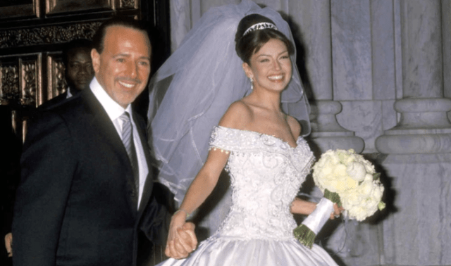 Thalía se casó en el año 2000 con Tommy Mottola