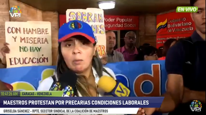 Docentes protestaron para exigir mejoras salariales #17May