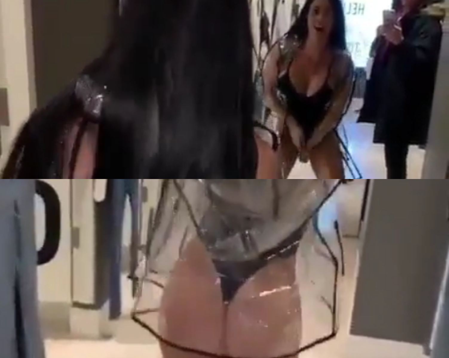 ¡Otra vez lo hizo! Diosa Canales y su body “come arroz” causan impacto en una tienda de ropa en Perú  (VIDEO)