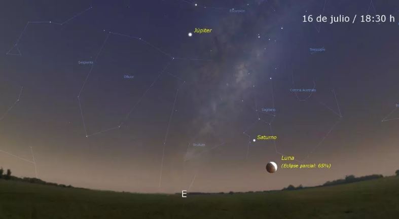 Qué es y dónde se verá el eclipse lunar este martes #16Jul