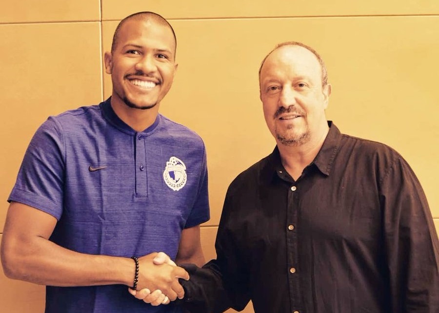 Salomón Rondón se reencuentra con Rafa Benítez en China