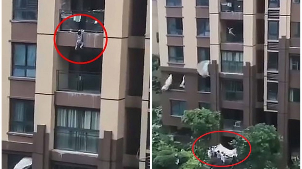 “Volvió a nacer” un niño de tres años cayó de un sexto piso y sus vecinos lo salvaron (VIDEO)
