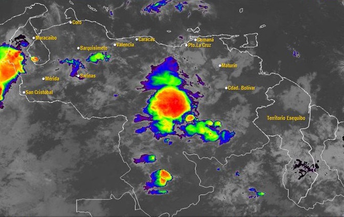 El estado del tiempo en Venezuela este jueves #1Ago, según el Inameh