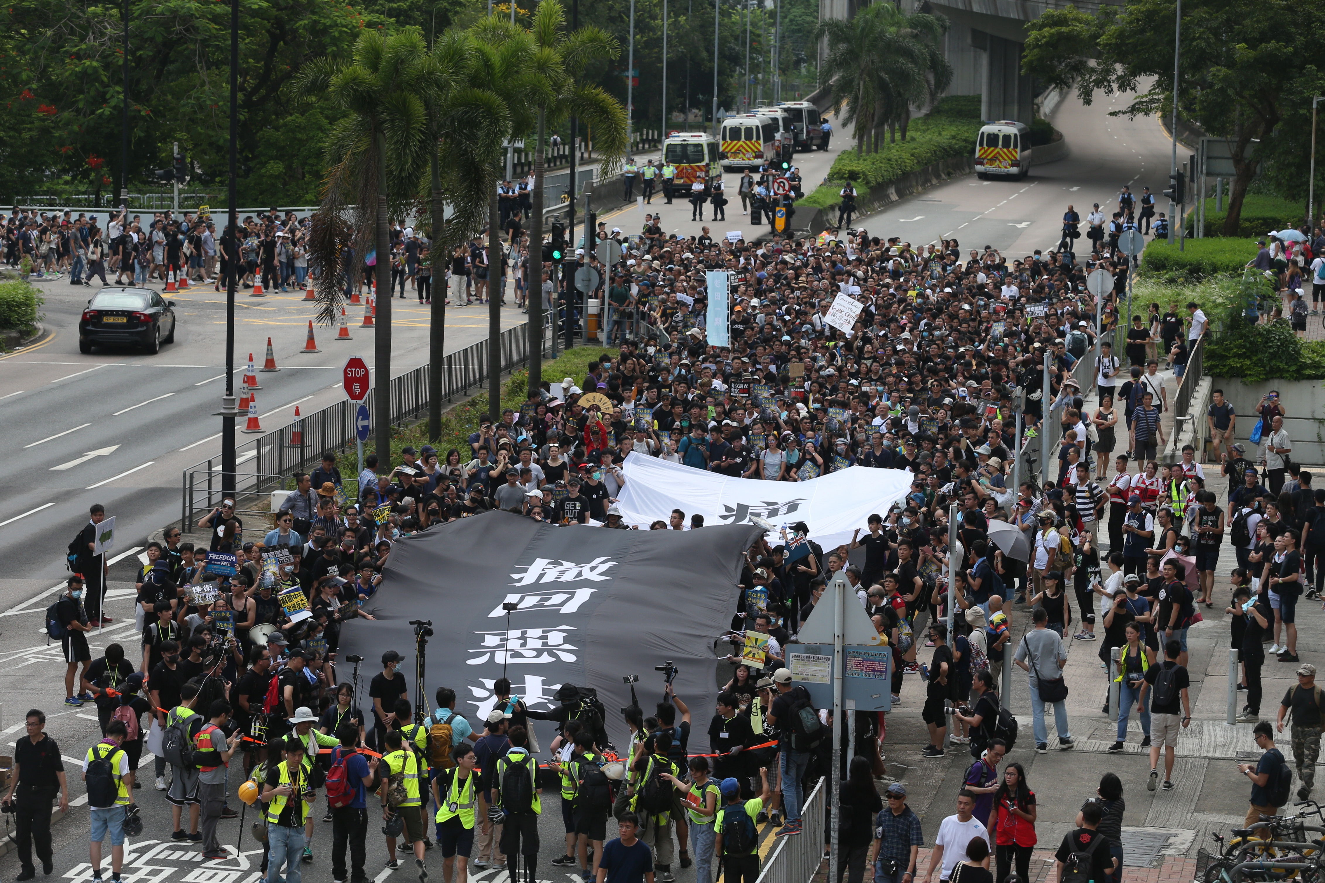 Periodistas se manifiestan en Hong Kong contra la actuación policial