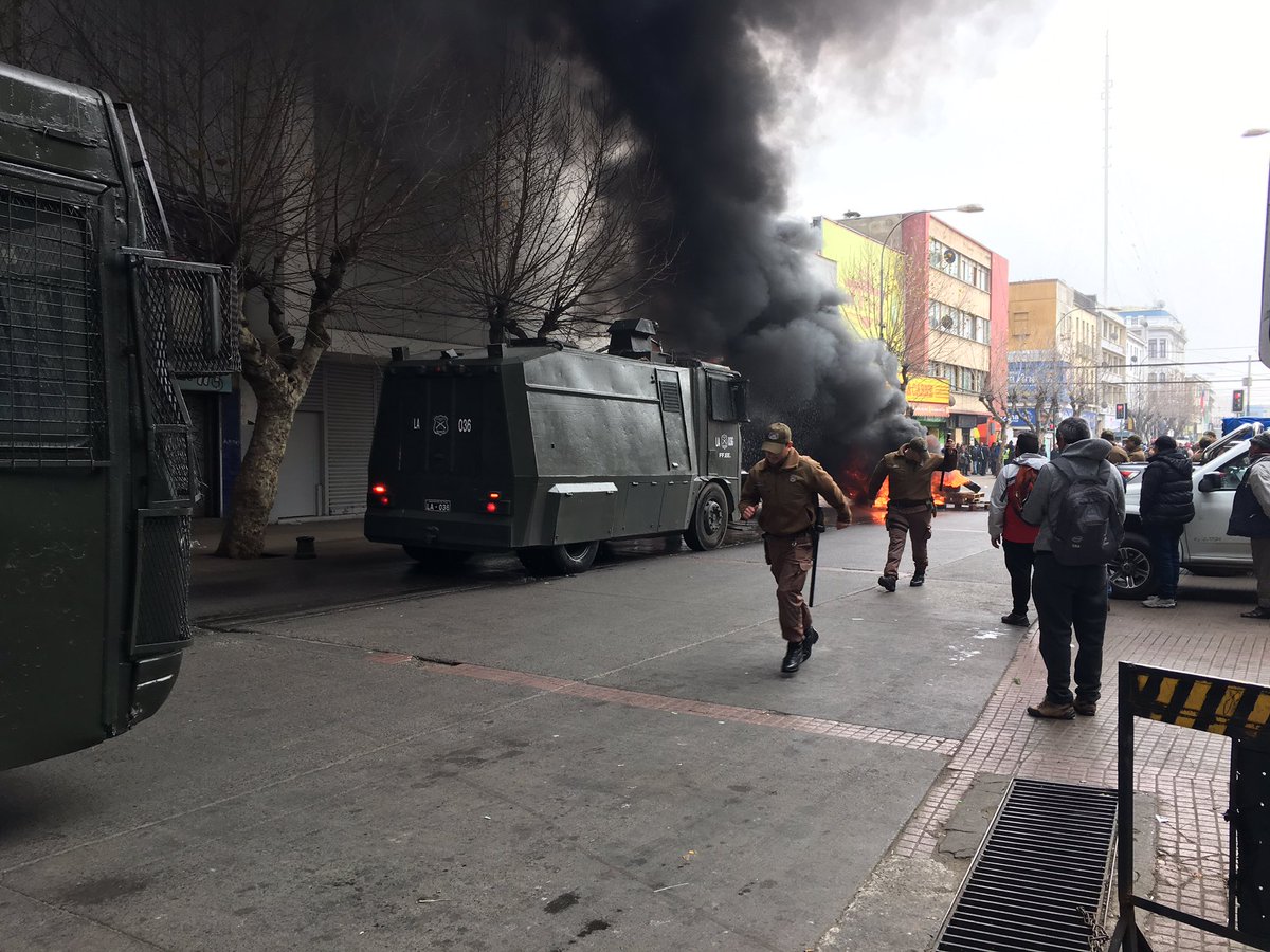 Vendedores ambulantes venezolanos protestan en Chile #11Jul (video)