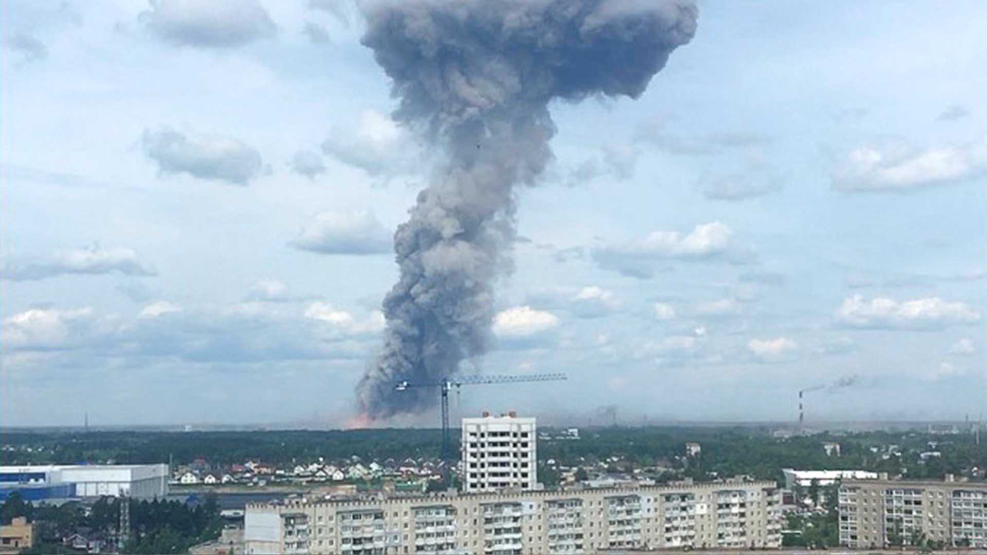 Radiactividad superó 16 veces el nivel habitual tras explosión en base rusa