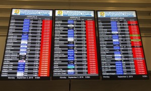 Cientos de vuelos cancelados en varios estados de EEUU por huracán Dorian