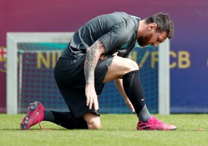 Messi vuelve a entrenarse y se apunta al estreno del Barça en Champions (FOTOS)