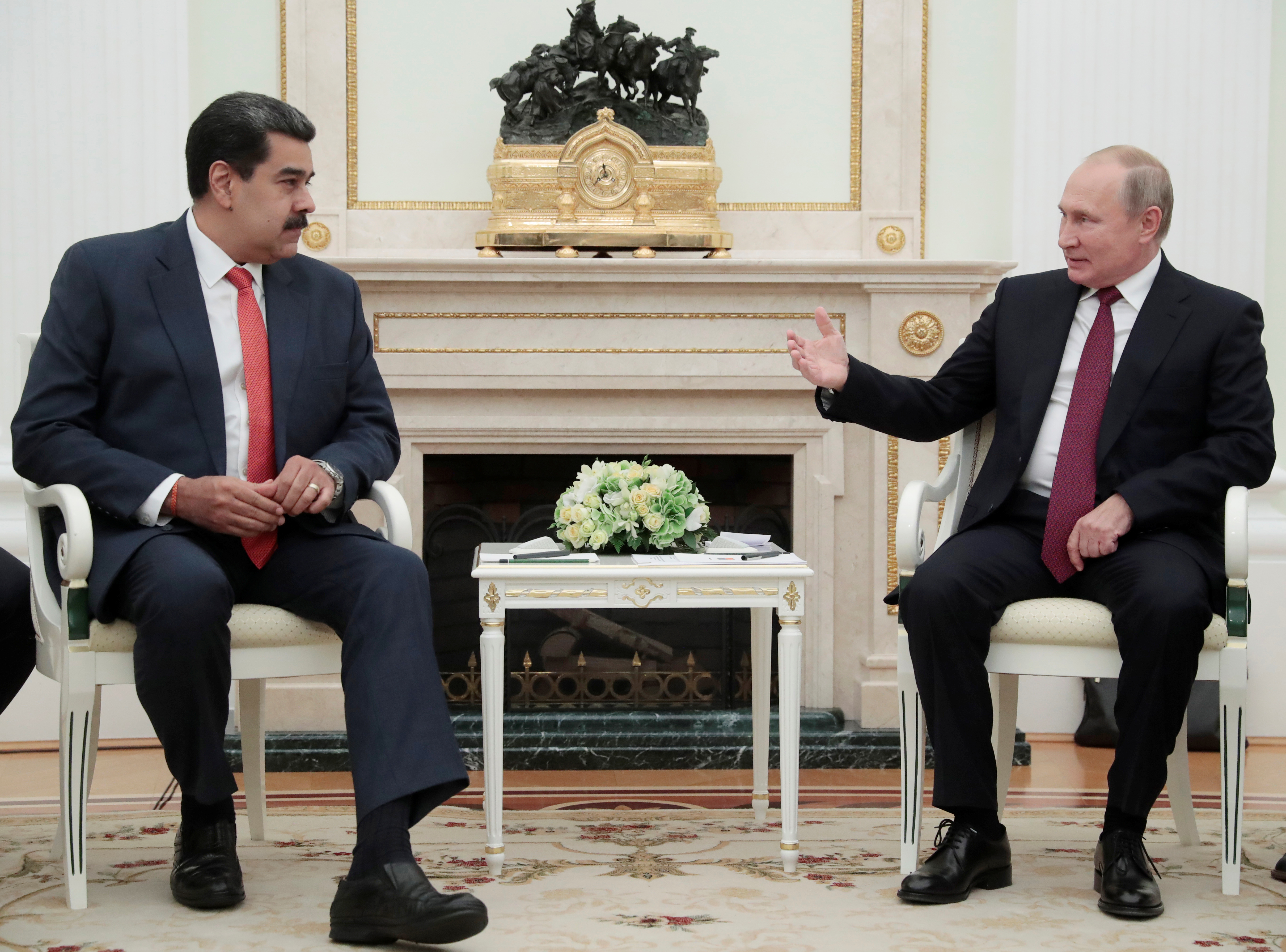 Putin en reunión con Maduro: Rusia apoya diálogos entre Gobierno y oposición de Venezuela (Fotos y Videos)