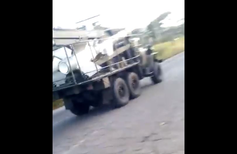 EN VIDEO: Así despliega el régimen el armamento militar en San Cristóbal