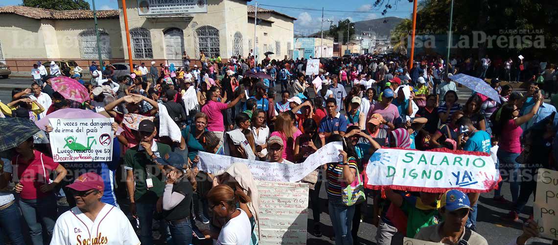 Docentes de Lara no descartan extender paro a 72 horas