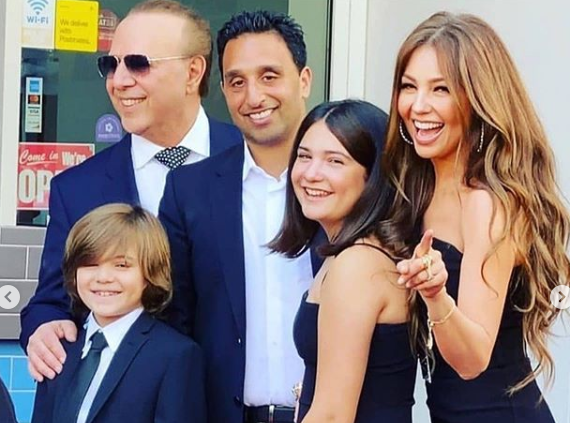 Thalía la mejor madrastra, presentó al hijo mayor de Tommy Mottola (Fotos y Video)