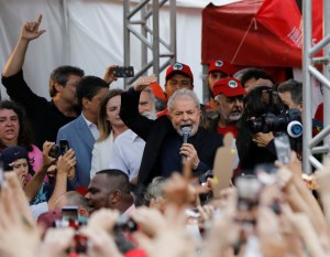 El mensaje de Lula tras salir de prisión (Video)