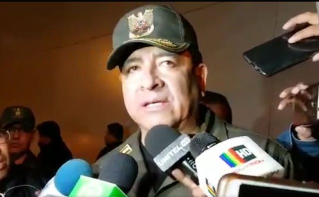 Jefe de la Policía boliviana niega orden de aprehensión contra Evo Morales (Video)