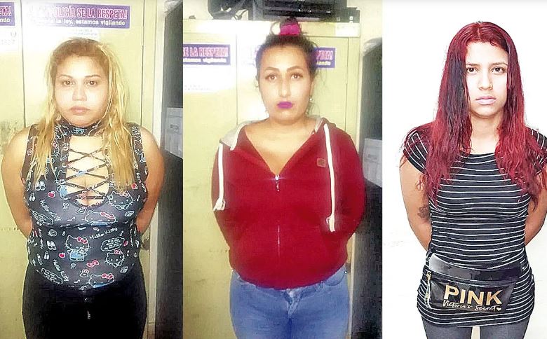 Capturan a venezolanas por robar en locales con “peluca” en Perú