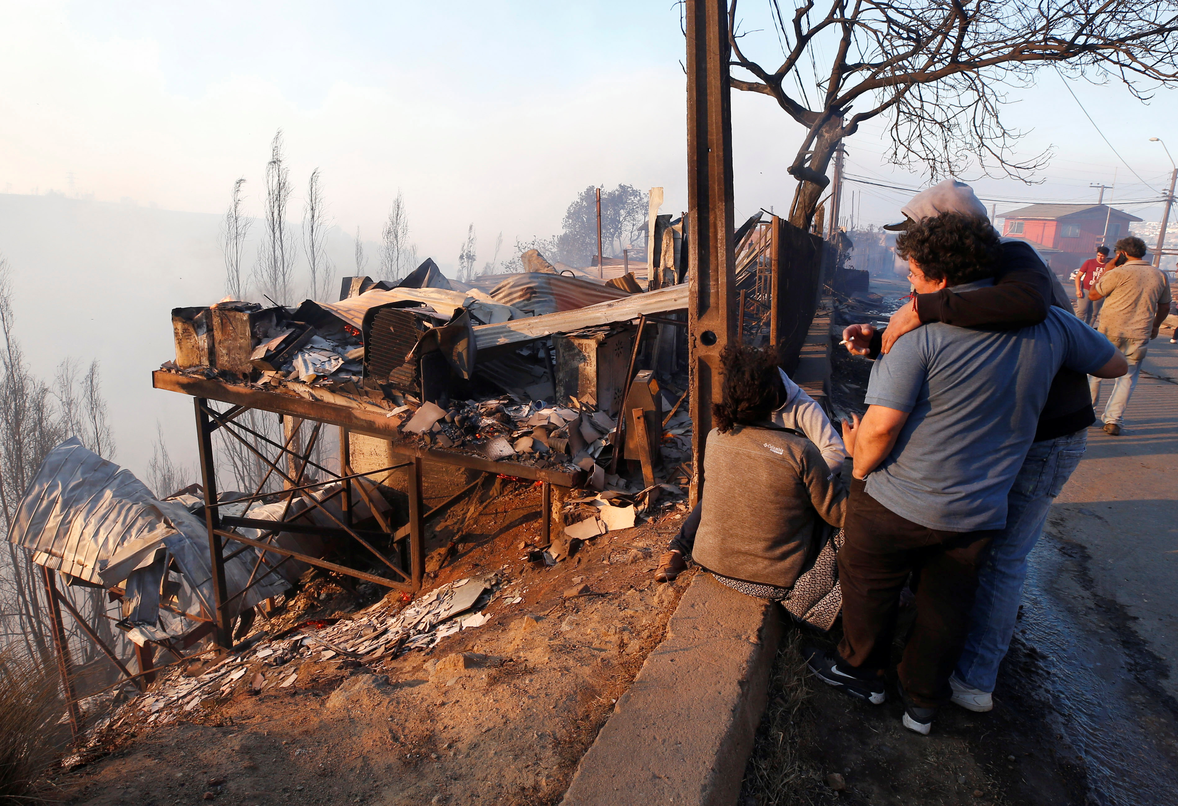 Unas 245 viviendas afectadas por incendio en Chile