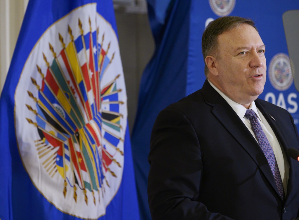 Pompeo ante la OEA: Hay más acciones en camino contra el régimen de Maduro