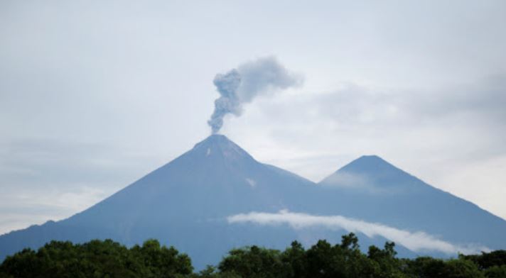 La erupción del Volcán de Fuego de Guatemala aceleró su furia