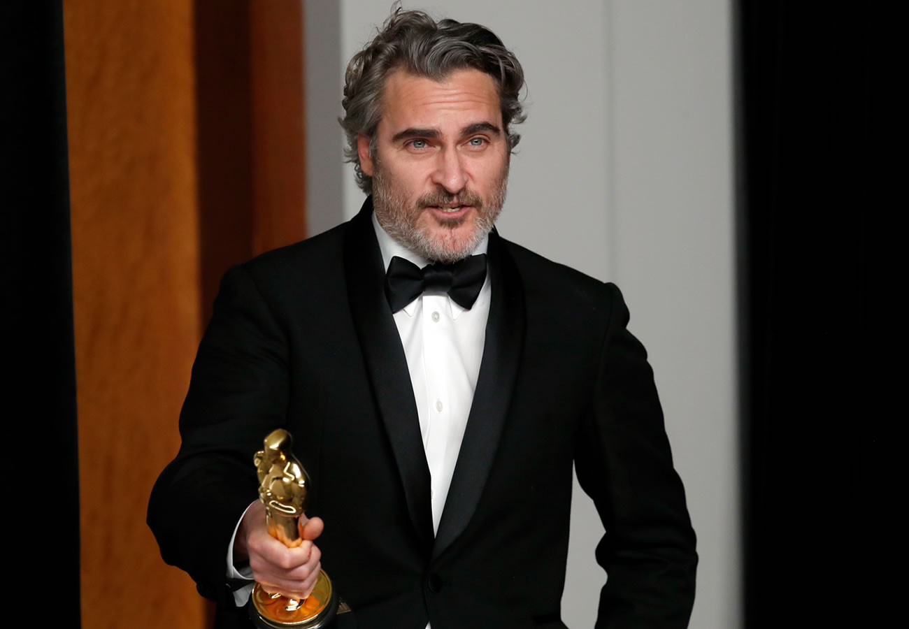 ¡Te sorprenderás! La inesperada acción de Joaquin Phoenix luego de ganar el Óscar (FOTO)