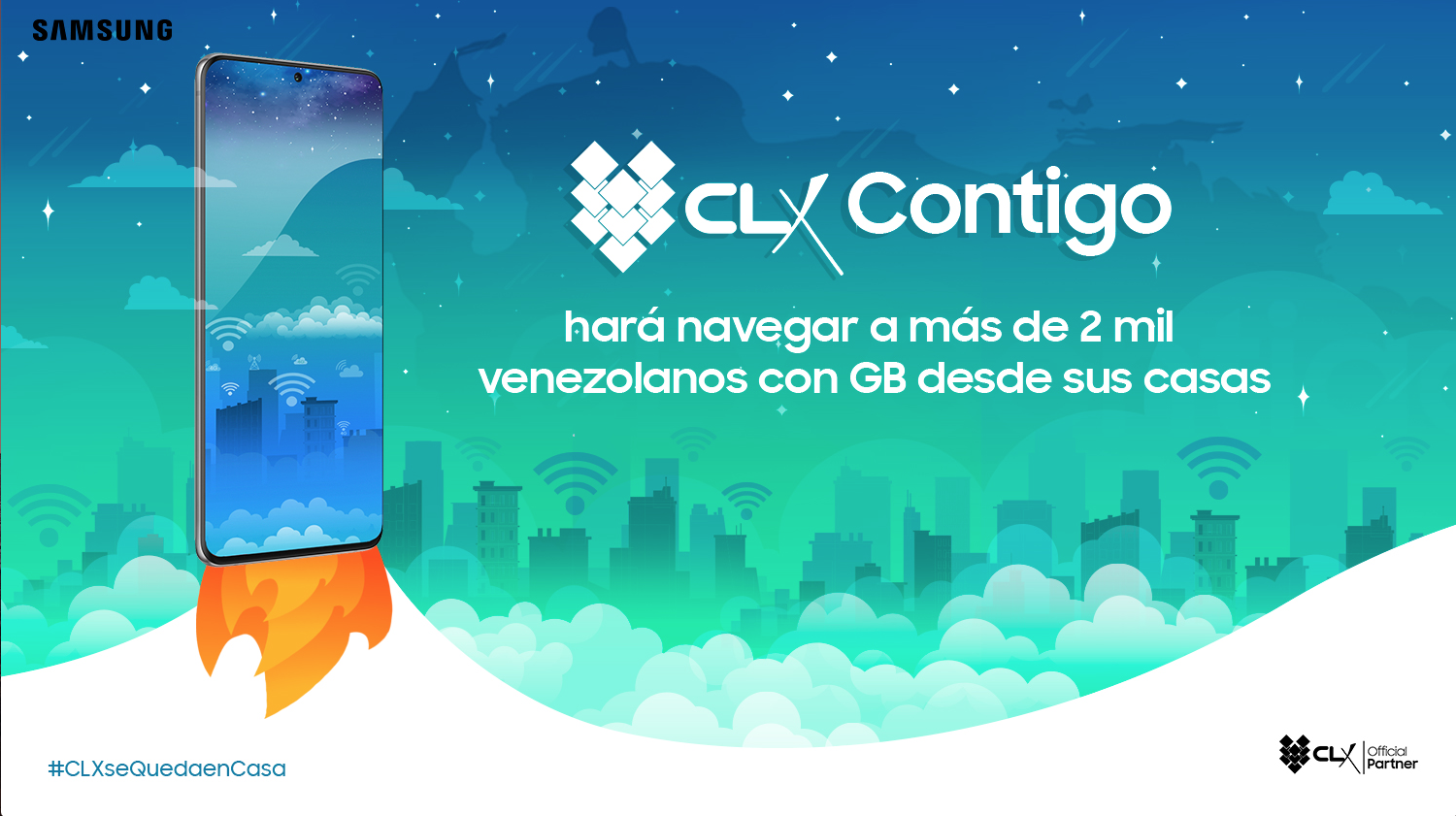 CLX Contigo hará navegar a más de 2 mil venezolanos con GB desde sus casas