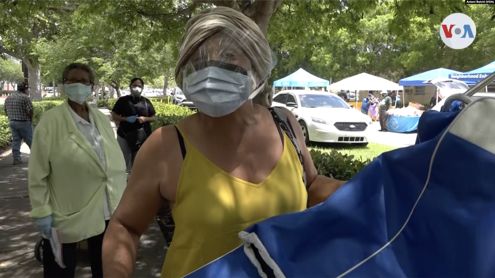 El drama de los más necesitados en Miami durante la pandemia (VIDEO)