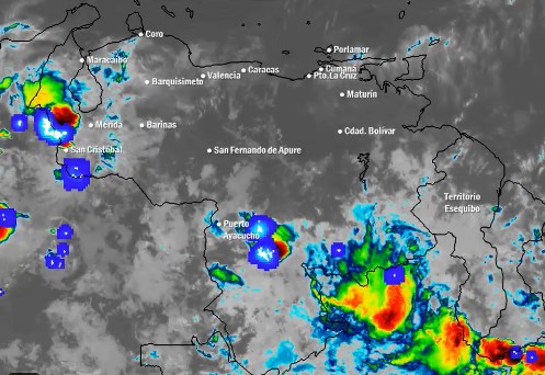 El estado del tiempo en Venezuela este sábado #25Abr, según el Inameh