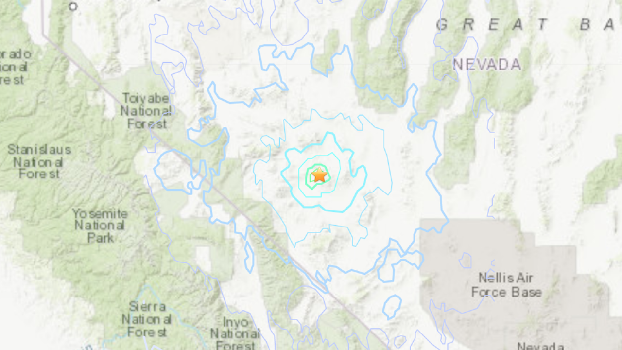 Terremoto de magnitud 6.4 registrado cerca de la frontera Nevada-California