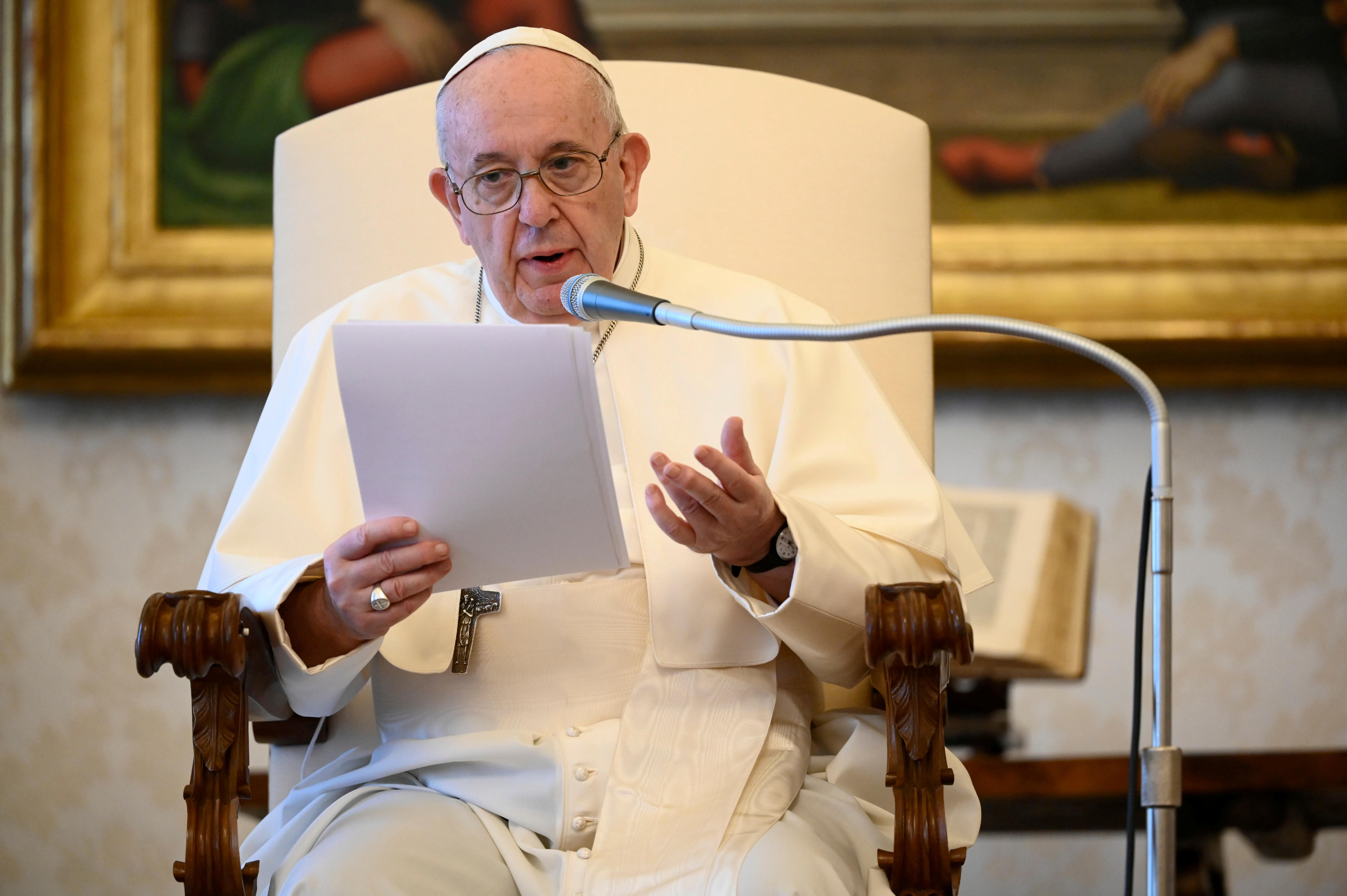 El papa Francisco afirmó que la Iglesia “no es un mercado o un grupo de empresarios”