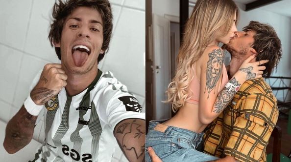 Botaron a una promesa del fútbol porque las FOTOS con su novia tatuada eran demasiado ardientes