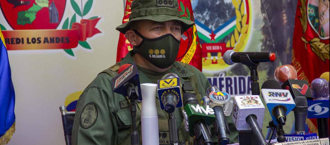 Comandante de la Redi Los Andes del régimen M/G Ovidio Delgado, dio positivo Covid-19