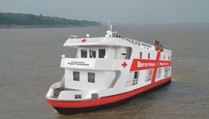 Barco hospital “Papa Francisco” se unió a la lucha contra el coronavirus en la Amazonia