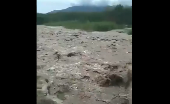 Reportan crecida del río Táchira tras fuertes lluvias #2Jul (video)