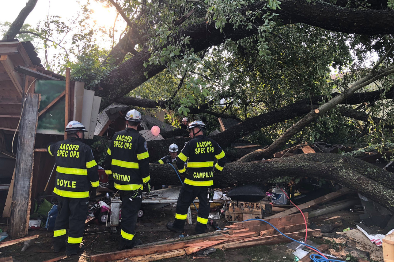 Al menos 21 heridos graves tras tormenta eléctrica en Maryland