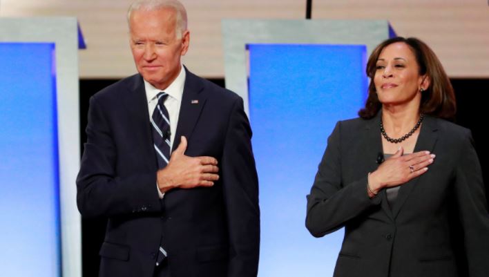 El candidato Joe Biden eligió a Kamala Harris como su hipotética vicepresidenta