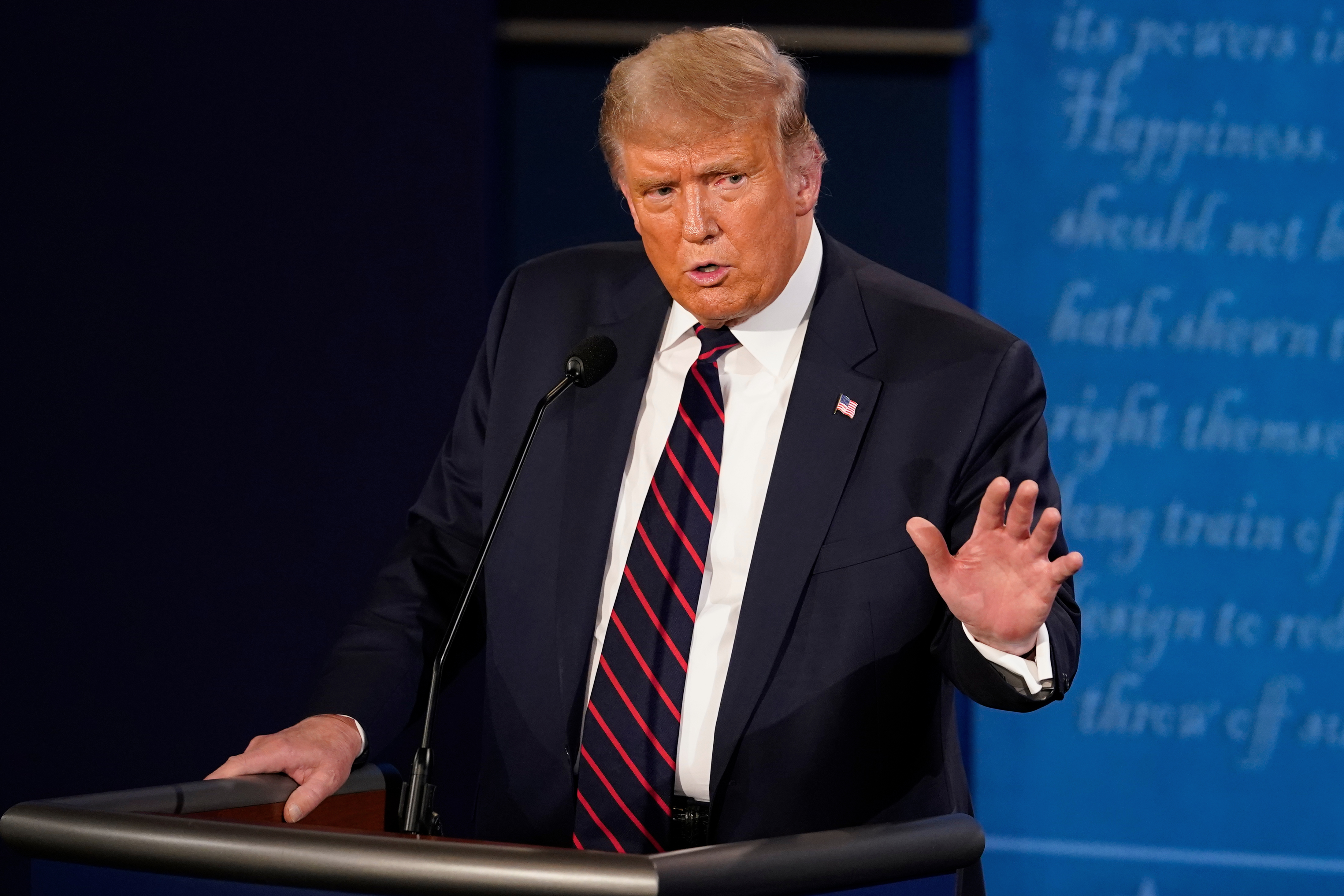 Trump anuncia su intención de participar en debate electoral el #15Oct